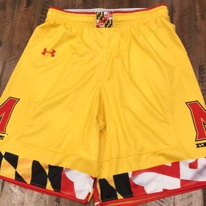 UA Authentic Maryland Terrapins Team Game Shorts-